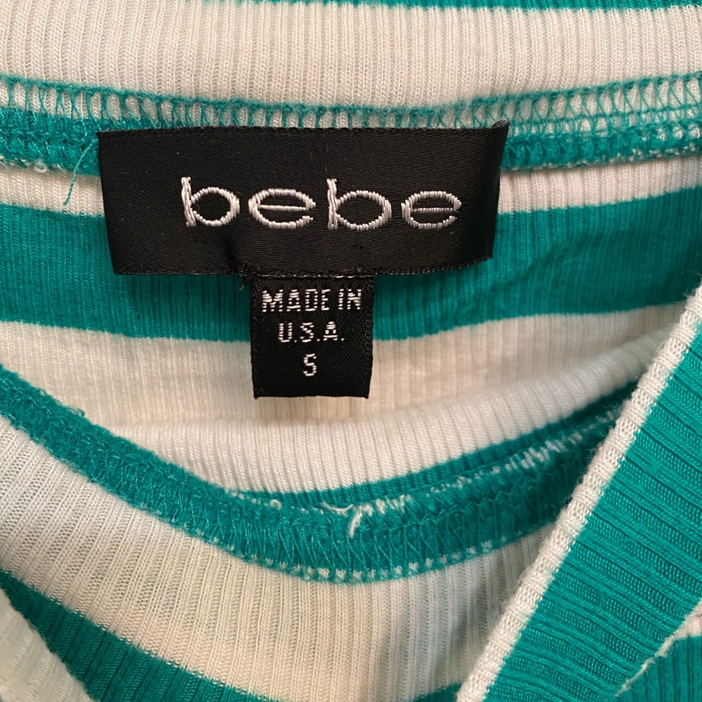 Y2K Vintage Bebe Embellished Baby Doll Top - Picture 3 of 3